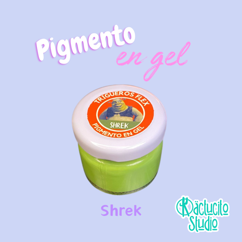 Pigmento Verde Trigueros Flex – Color Shrek | Kactucito Studio