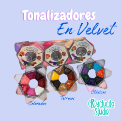 Tonalizadores en velvet de Trigueros Flex | Kactucito Studio
