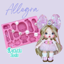 Molde Allegra de Vango para Pasta Flexible | Kactucito Studio