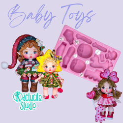 Molde Vango Baby Toys para Pasta Flexible | Kactucito Studio