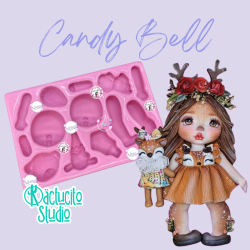 Molde Candy Bell de Vango para Pasta Flexible | Kactucito Studio