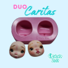 Molde Duo de Caritas de Baby Moñitos by Sara Rito | Kactucito Studio