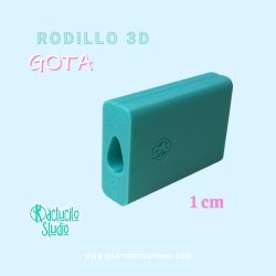 Rodillo 3D Gota | Kactucito Studio