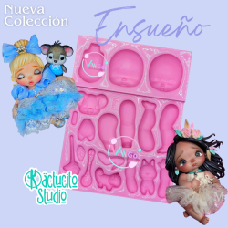 Molde Ensueño de Vango para Pasta Flexible | Kactucito Studio