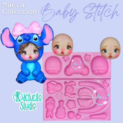 Molde Baby Stitch de Vango para Pasta Flexible | Kactucito Studio