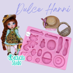 Molde para aplique de moños Vango | Kactucito Studio