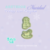 Cortador de Aretes Navideños | Kactucito Studio