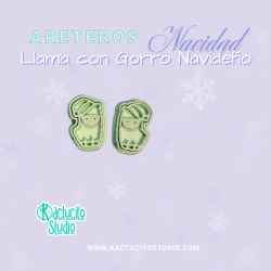 Cortador para aretes de llama | Kactucito Studio