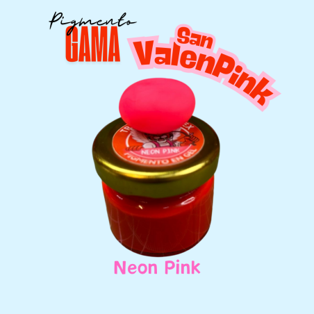 Pigmento Rosa Neón para Pasta Flexible – Gama San ValenPink