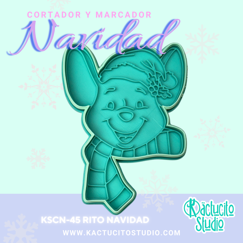 Cortador Rito Navidad | Kactucito Studio