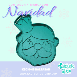 Cortador Rey mago Baltasar | Kactucito Studio