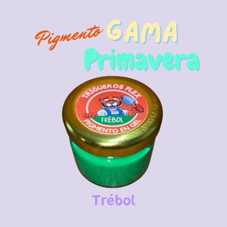 Pigmento Trébol Trigueros Flex – Gama Primavera | Kactucito Studio