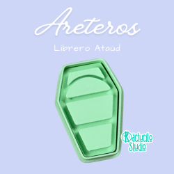 Librero Ataúd Areteros | Kactucito Studio