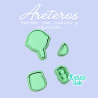 Sartén, Pan, Huevos Y Aguacate Areteros | Kactucito Studio