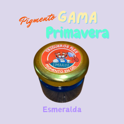 Pigmento esmeralda Trigueros Flex – Gama Primavera | Kactucito Studio