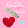 Rodillo Besos XOXO Bajo Relieve | Kactucito Studio