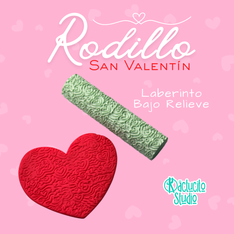 Rodillo Laberinto Bajo Relieve | Kactucito Studio