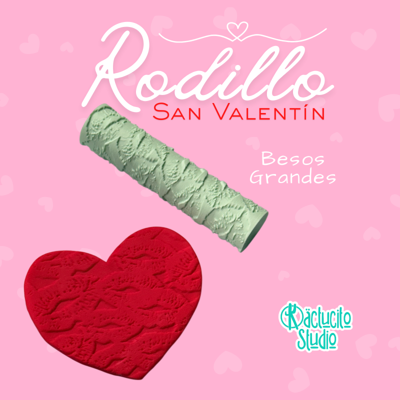 Rodillo Besos Grandes | Kactucito Studio