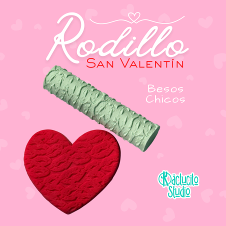 Rodillo Besos Chicos | Kactucito Studio