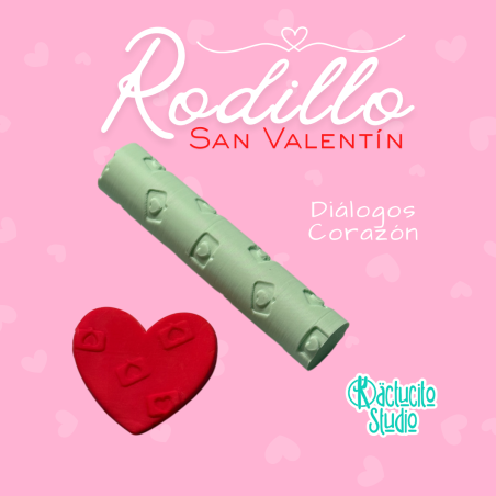 Rodillo Diálogos Corazón | Kactucito Studio