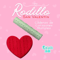 Rodillo Cadenas de Corazones Múltiples | Kactucito Studio