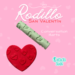 Rodillo Conversation Hearts | Kactucito Studio