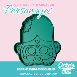 Cara Mojo Jojo Cortador | Kactucito Studio