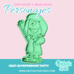 Peppermint Patty Cortador | Kactucito Studio