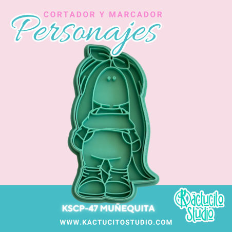 Muñequita Cortador | Kactucito Studio