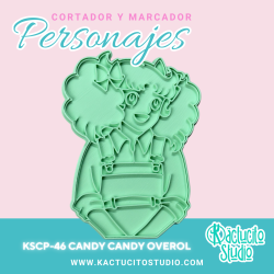 Candy Candy Overal Cortador | Kactucito Studio