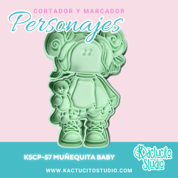 Muñequita Baby Cortador | Kactucito Studio