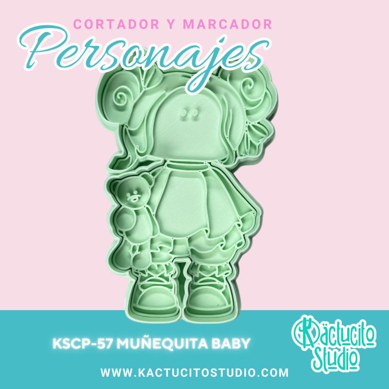 Muñequita Baby Cortador | Kactucito Studio