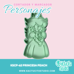 Princesa Peach Cortador | Kactucito Studio