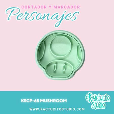 Mushroom Cortador | Kactucito Studio