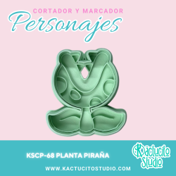 Planta piraña Cortador | Kactucito Studio
