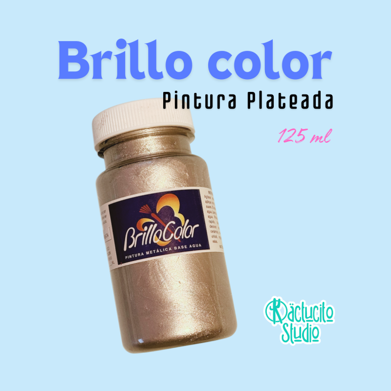 Pintura Ultra Plata 125 ml | Brilla Color Metálico