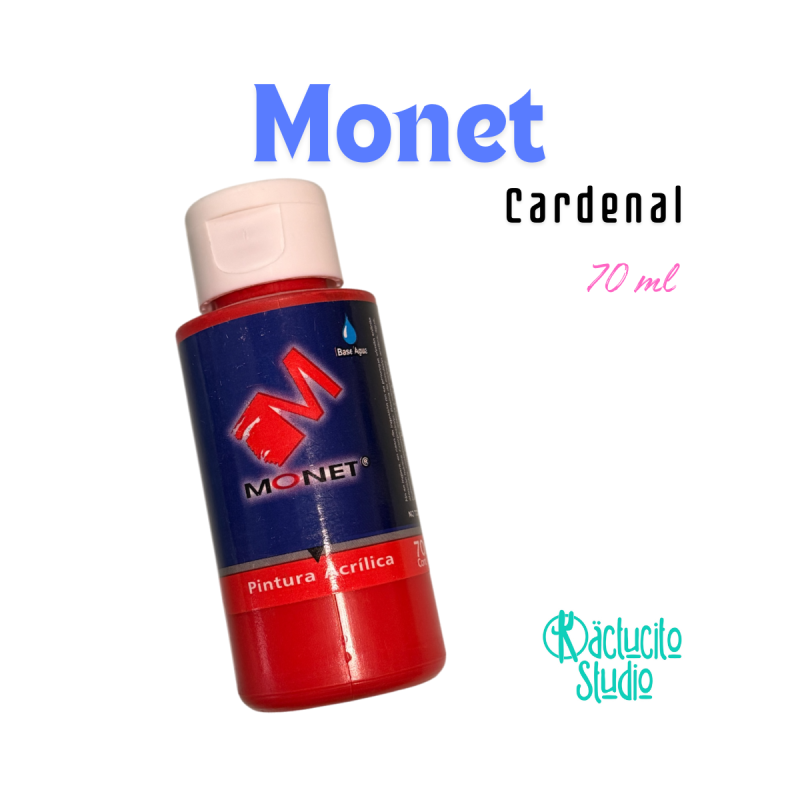 Pintura acrílica Cardenal | Kactucito Studio