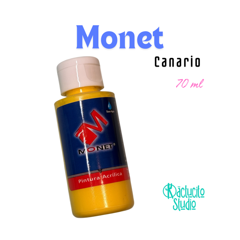 Pintura acrílica Canario | Kactucito Studio