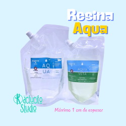 Resina Aqua para vaciado de moldes 500g de Resina Epoxy