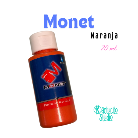 Pintura acrílica Naranja | Kactucito Studio