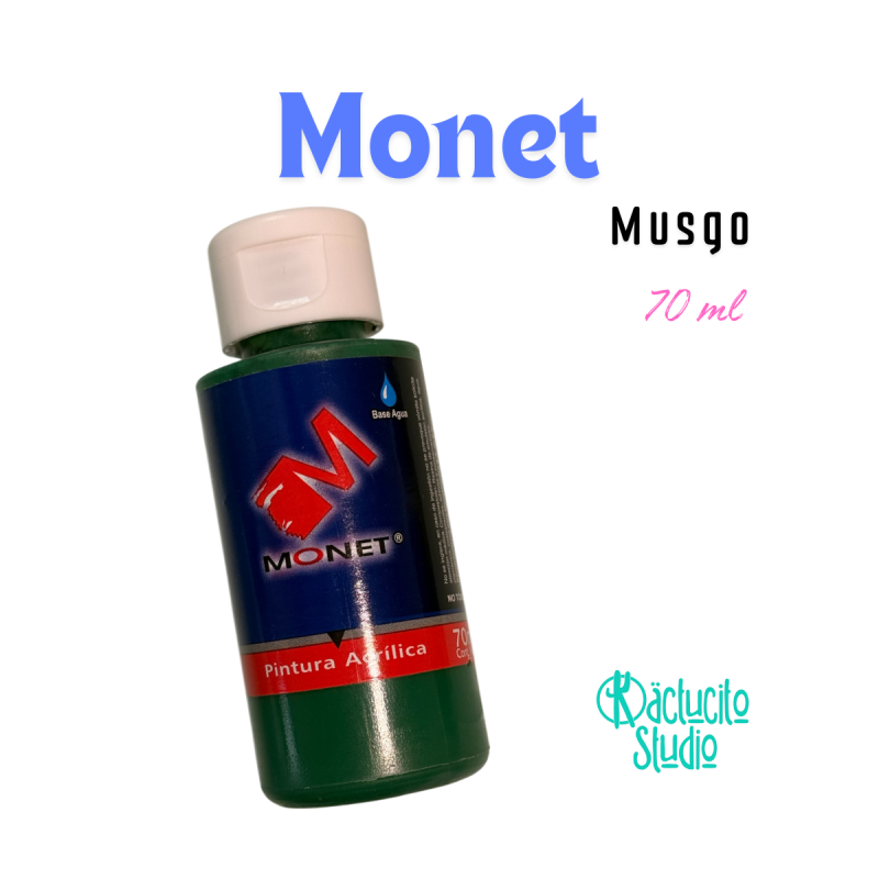 Pintura acrílica Musgo | Kactucito Studio