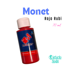 Pintura acrílica Rojo Rubí | Kactucito Studio