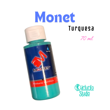 Pintura acrílica Turquesa | Kactucito Studio