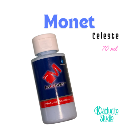 Pintura acrílica Celeste | Kactucito Studio