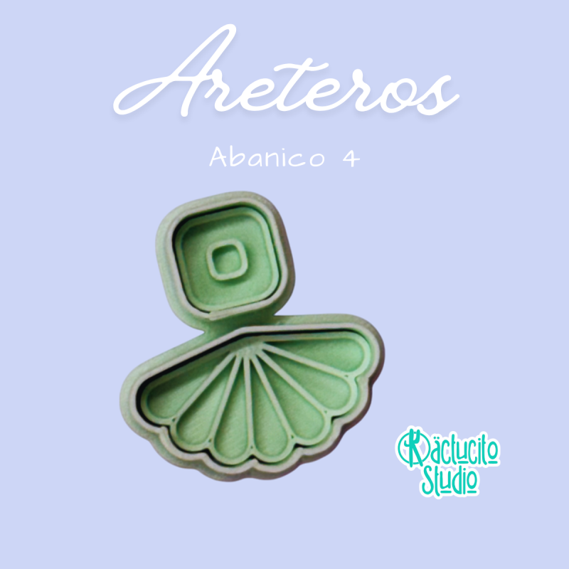 Abanico 4 Areteros | Kactucito Studio