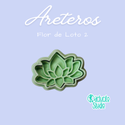Flor de Loto 2 Areteros | Kactucito Studio
