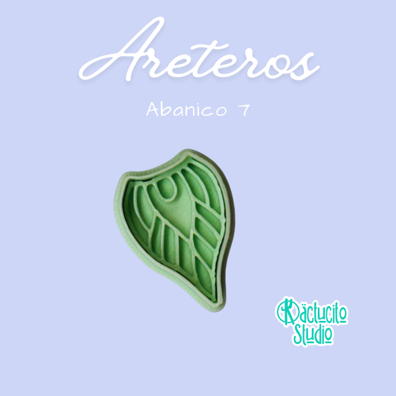 Abanico 7 Areteros | Kactucito Studio