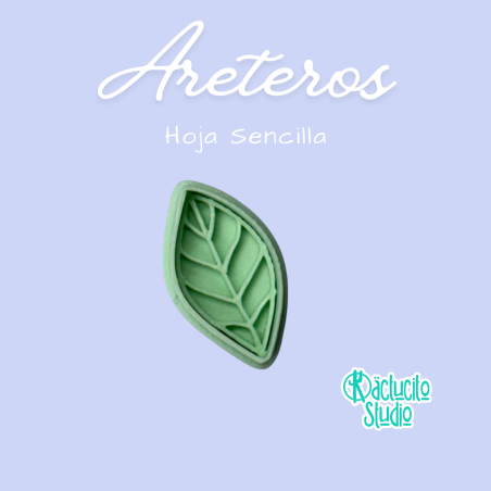 Hoja Sencilla Areteros | Kactucito Studio