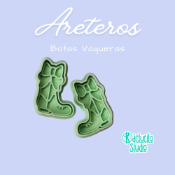 Botas Vaqueras Areteros | Kactucito Studio
