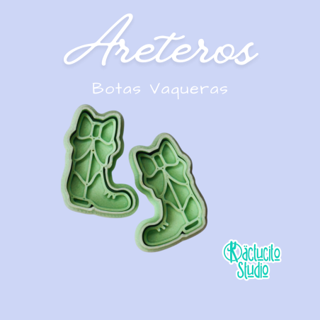 Botas Vaqueras Areteros | Kactucito Studio